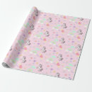 Search for magical unicorn birthday wrapping paper Pink