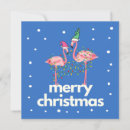 Search for flamingo christmas cards Whimsical