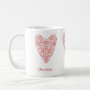 Search for white heart mugs Stylish