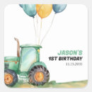 Search for green tractor stickers Boy