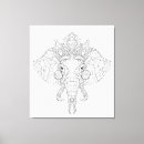 Search for elephant head art Mandala