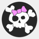 Search for girly skull stickers Goth