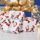 Search for santa clause wrapping paper Pattern