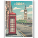Search for vintage london stickers Britain