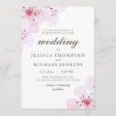 Search for watercolor cherry blossom wedding invitations Chic