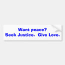 Search for peace bumper stickers Christianity