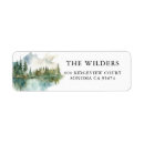 Search for lakes return address labels Mountains