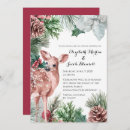 Search for pinecone wedding invitations Watercolor