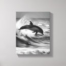 Search for black and white waves canvas prints Water
