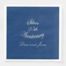 Search for 25th anniversary napkins Celebration