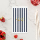 Search for vintage wedding napkins Stripes