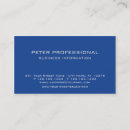 Search for royal blue business cards Professional