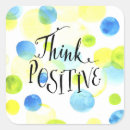Search for positive thinking stickers Blue