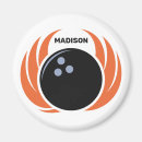 Search for bowling ball and pins magnets Sports