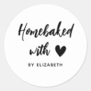 Search for home bakery business stickers Handmade