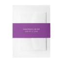 Search for invitation belly bands Solid colour