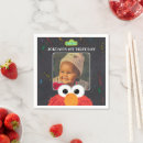 Search for sesame street birthday napkins Playful elmo design