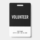 Search for event volunteer id badges Modern