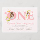 Search for little princess 1st birthday invitations Crown