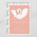 Search for swan princess baby shower invitations Cute