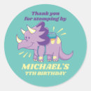 Search for triceratops stickers Kids birthday party