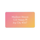 Search for pretty return address labels Unique