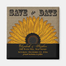 Search for burlap save the dates Sunflower