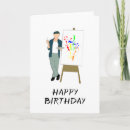 Search for artistic birthday cards Painter