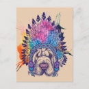 Search for native american postcards Watercolor
