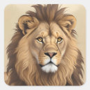 Search for lion painting stickers Big cats