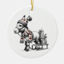 Search for donkey christmas tree decorations Cute