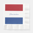 Search for patriotic napkins Red white blue