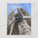 Search for gaudi cathedral postcards Barcelona