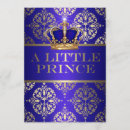 Search for royal blue prince invitations King