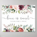 Search for candy bar wedding signs Watercolor floral