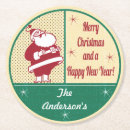Search for retro christmas coasters Vintage