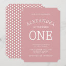 Search for pink polka dots invitations Modern