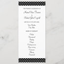 Search for polka dot wedding programs Modern