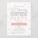 Search for over the hill 40th birthday invitations Surprise