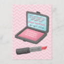 Search for lipstick birthday invitations Party