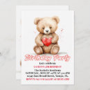 Search for teddy bear birthday invitations Summer