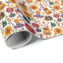 Search for dia de los muertos wrapping paper Floral