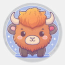 Search for bison animal stickers Cartoon