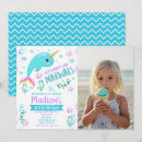 Search for narwhal party invitations Watercolor