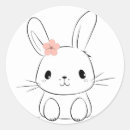 Search for bunny silhouette stickers Rabbit