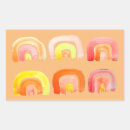 Search for rainbow art stickers Retro