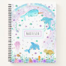 Search for dolphin notebooks under the sea