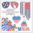 Search for red sunglasses stickers Usa