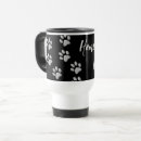 Search for dog paw print mugs Black