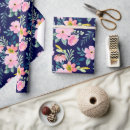 Search for blush and navy wrapping paper Floral